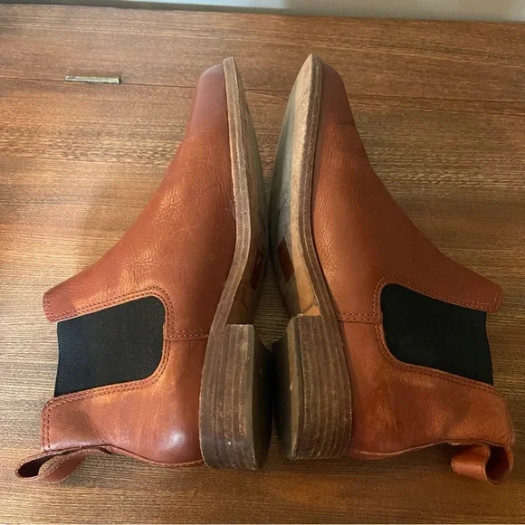 Madewell The Ainsley Chelsea Boots Leather Ankle Boot Women’s 7.5 Classic - Picture 2 of 5